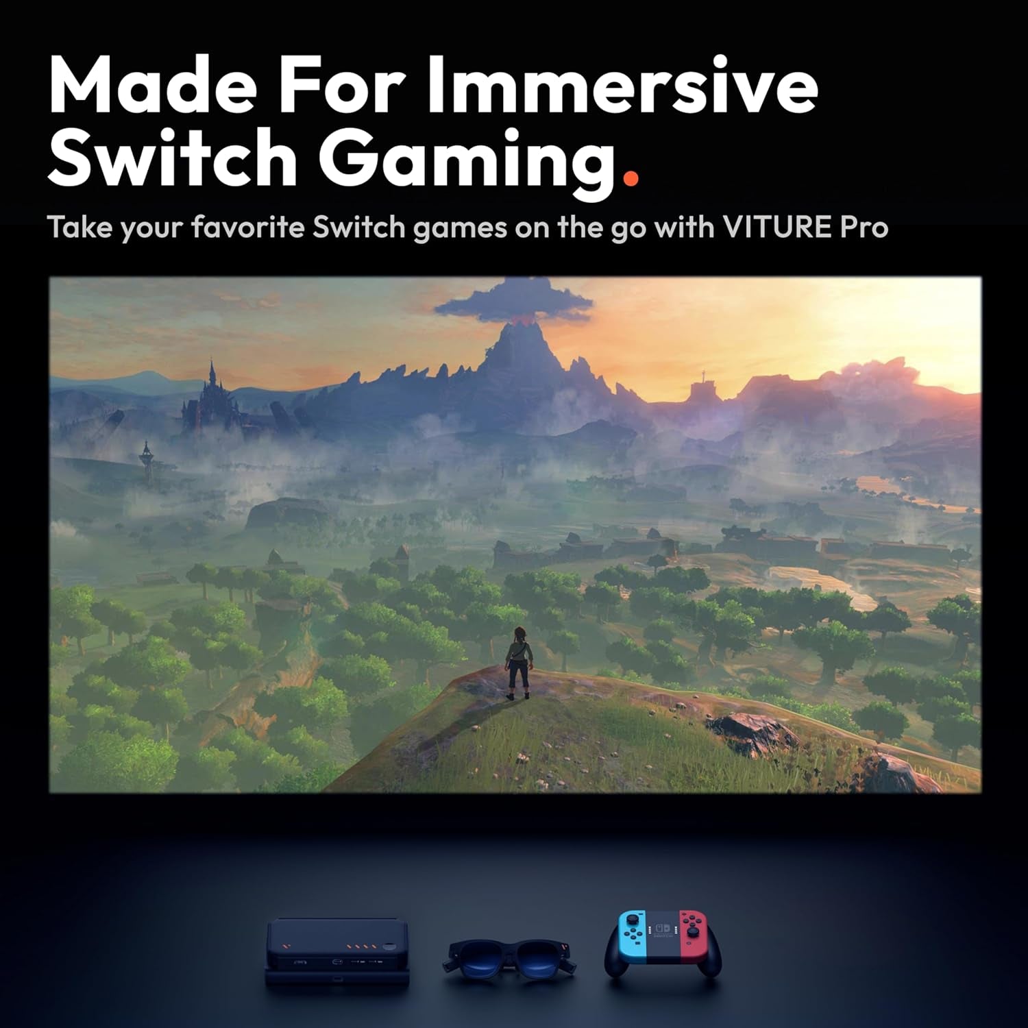 Pro Mobile Dock Compatible with Playstation, Co-Op Stream & Play, Supports 2D/3D Content, Fits Switch, Handheld Gaming Consoles, Fire TV, HDMI Devices, for USB-C Display & XR/AR Glasses