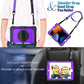 Case for Ipad 9Th/ 8Th/ 7Th Generation 10.2 Inch (Case for Ipad 9/8/ 7 Gen): with Strong Protection, Screen Protector, Hand/Shoulder Strap, Rotating Stand, Pencil Holder - Purple