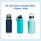 Silicone Bottom Protectors for Hydro Flask 60 Oz, Yeti 36 Oz, CIVAGO 32/40 Oz, IRON FLASK 32/40 Oz, Non-Slip Rubber Bottom Protectors (6 Pack 2.95" 75Mm)