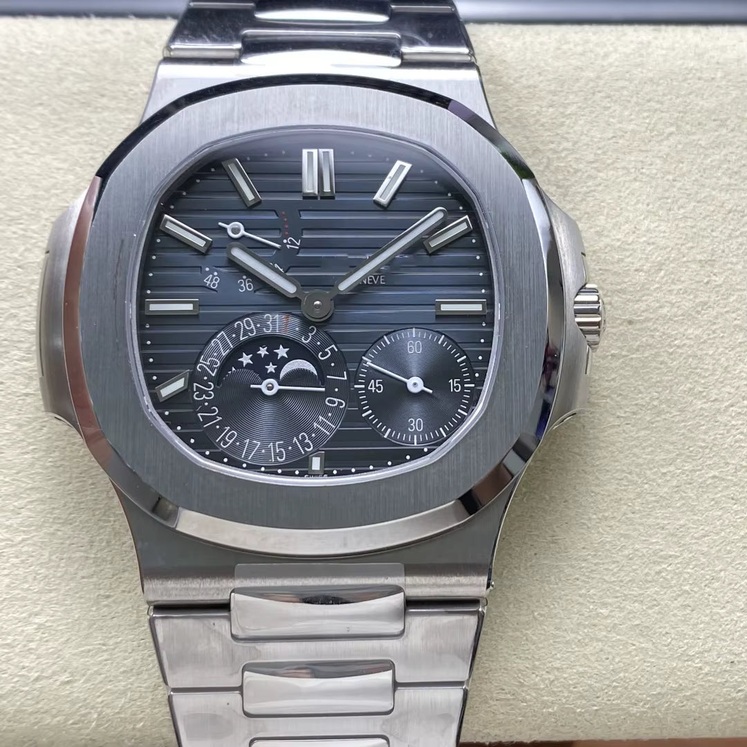 Luxury Mechanical Watch Best Quality 41Mm 316L Steel OME Factory 5712A 240 Movement Multi-Function Moon Phase Watch