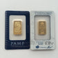 (Link 1) 1Oz/2.5G/5G/10G/20G/50G/100G Copper Bar 24K Gold Plated Bullion Ingot (Sealed Packaging) Non-Magnetic Unique Serial No.