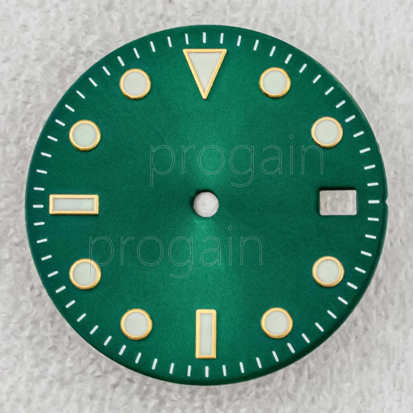 New NH35 Dial Green Luminous Watch Faces 28.5Mm Single/Double Calendar Dial Fit NH34 NH35 NH36 Movement SUB GMT Watch Parts