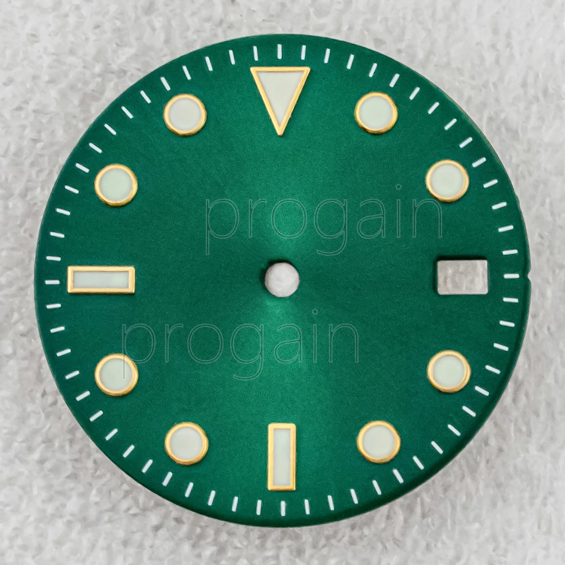 New NH35 Dial Green Luminous Watch Faces 28.5Mm Single/Double Calendar Dial Fit NH34 NH35 NH36 Movement SUB GMT Watch Parts