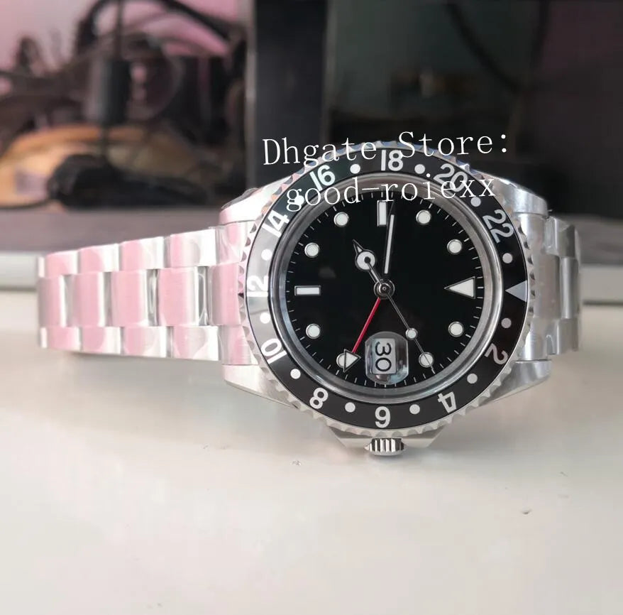 Antique Watches Men V2 Version Alloy Bezel Watch Men'S Bp Vintage 1675 Automatic 2813 Movement Stainless Steel BPF Factory 16710 Date Dress Wristwatches