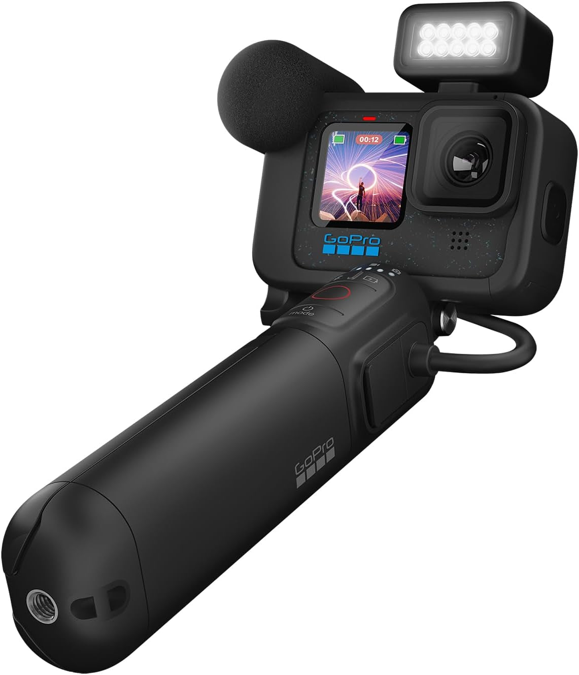 HERO12 Black Creator Edition - Includes HERO12 Black , Volta (Battery Grip, Tripod, Remote), Media Mod, Light Mod, Enduro Battery, and Carrying Case