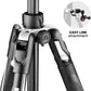 Befree Live 4-Section Carbon Fiber Video Tripod with Fluid Head, Black/Silver