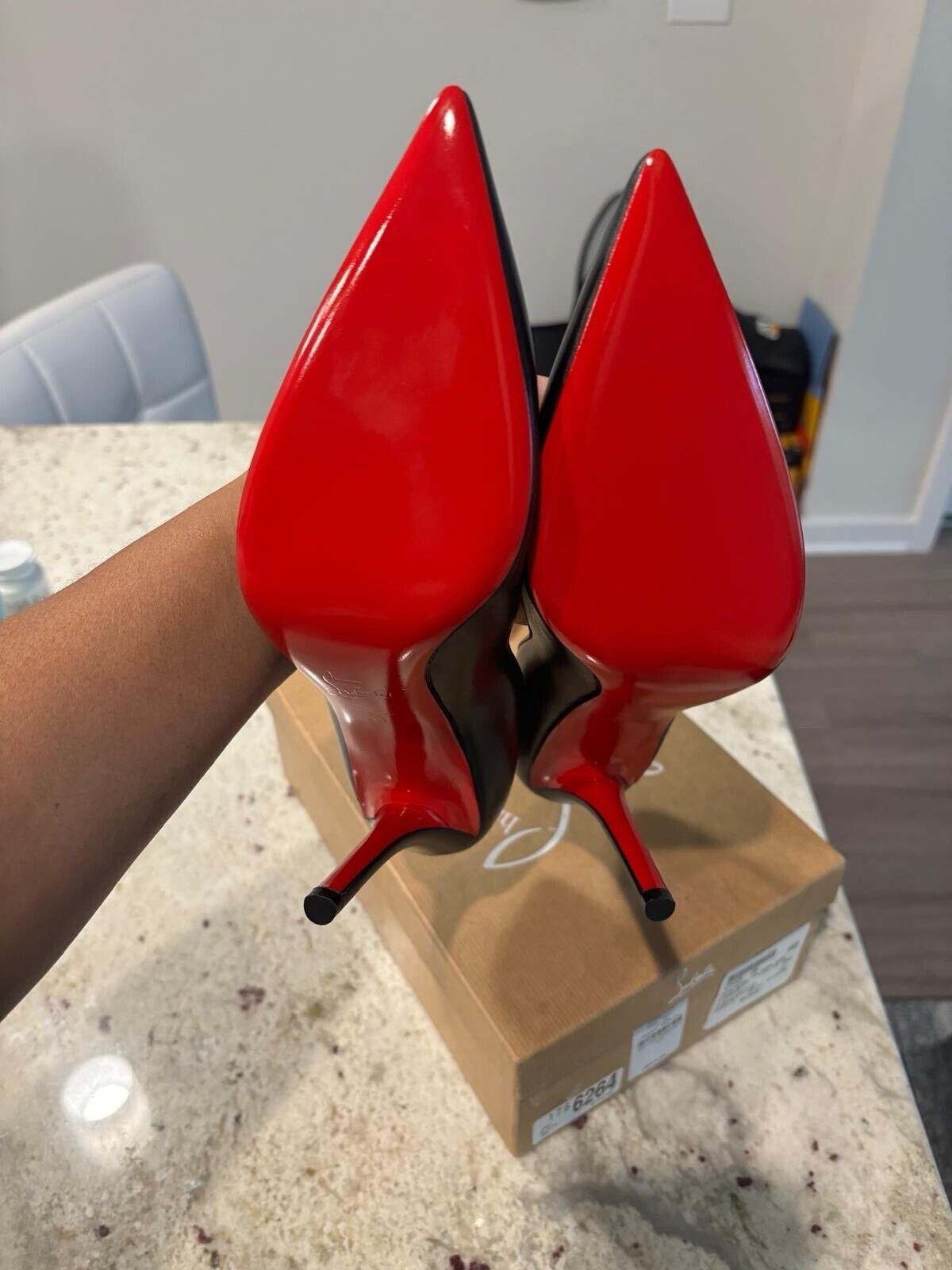 Christian Louboutin so Kate Pointed Toe Pump - Black, US7