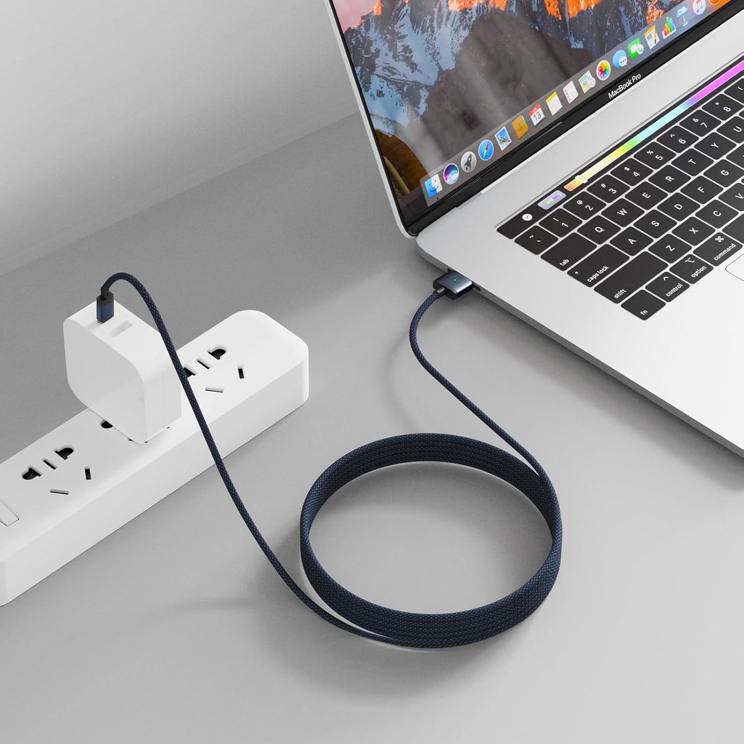 USB-C to Magnetic 3 Cable Compatible with Magsafe Charging Cable for 14” 16” Macbook Pro 2024 M3 Pro & Max, Macbook Air 2022 M2, Macbook Pro 2023 M2 Pro & Max - 6.6Ft