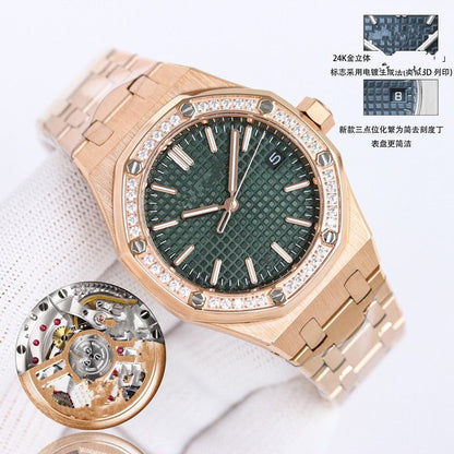 ZF Factory Men'S and Women'S 15550 Watch Small Size 37Mm Fully Automatic Cal3120 Mechanical Movement 50Th Anniversary Top Craftsmanship Quality