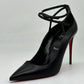 Christian Louboutin CONCLUSIVE 100 Double Ankle Strap Heels Pumps Shoes $1045
