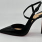 Christian Louboutin JENLOVE 100 Leather Ankle Strap Heels Pump Shoes Sandal $895