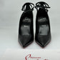 Christian Louboutin CONCLUSIVE 100 Double Ankle Strap Heels Pumps Shoes $1045