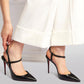 Christian Louboutin JENLOVE 100 Leather Ankle Strap Heels Pump Shoes Sandal $895