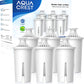 Replacement for Brita® Water Filter, Pitchers and Dispensers, Classic OB03, Mavea® 107007, and More, NSF Certified Pitcher Water Filter, 1 Year Filter Supply, 6 Count