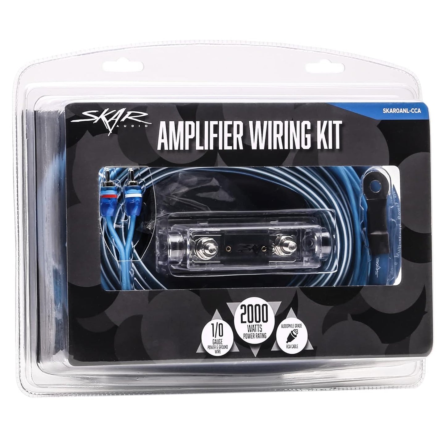 1/0 Gauge CCA Complete Amplifier Installation Wiring Kit, SKAR0ANL-CCA