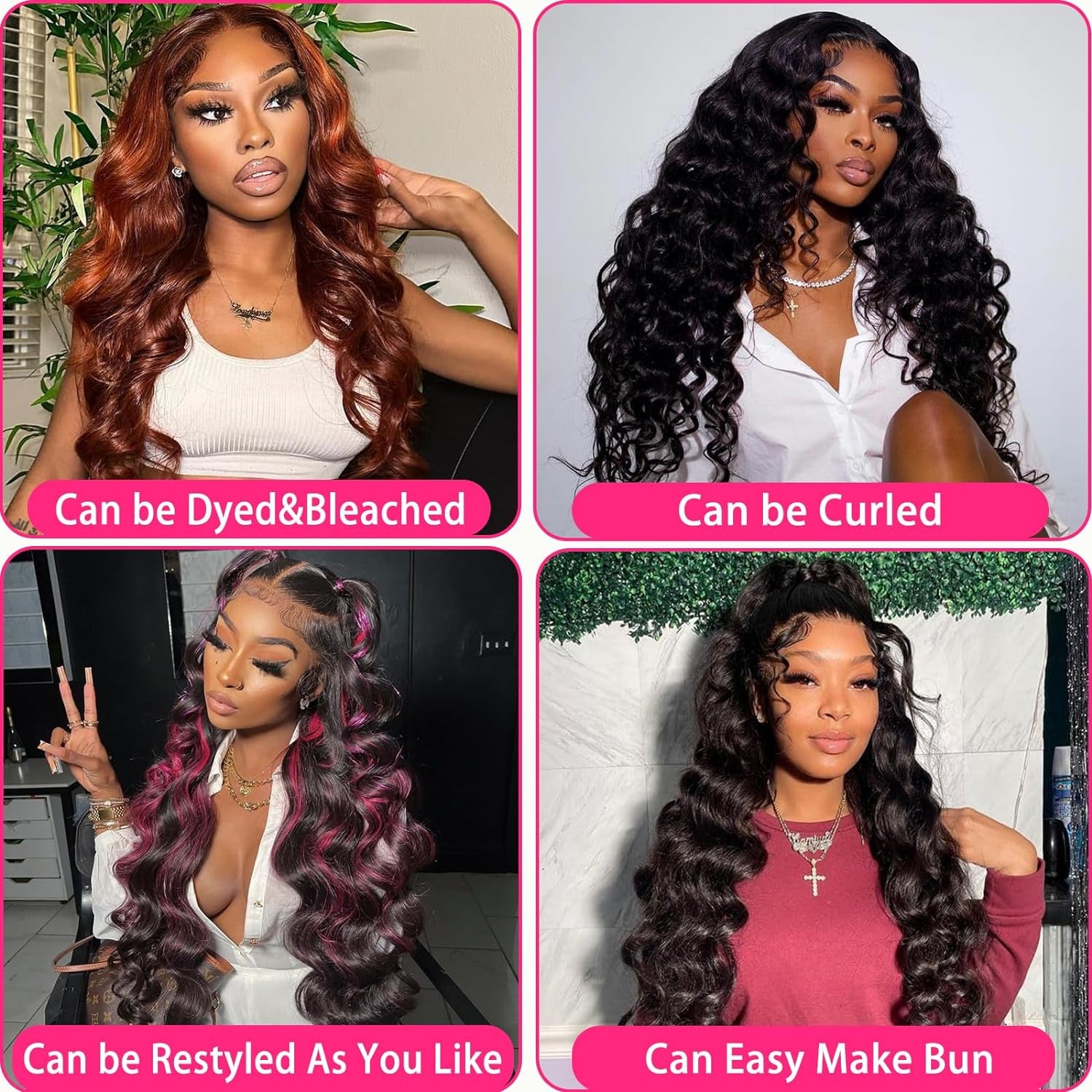 Body Wave HD Lace Front Wigs Human Hair Pre Plucked 28 Inch 180% Density 13X4 Glueless Frontal Wigs Human Hair Lace Front Wig with Baby Hair for Women Natural Black