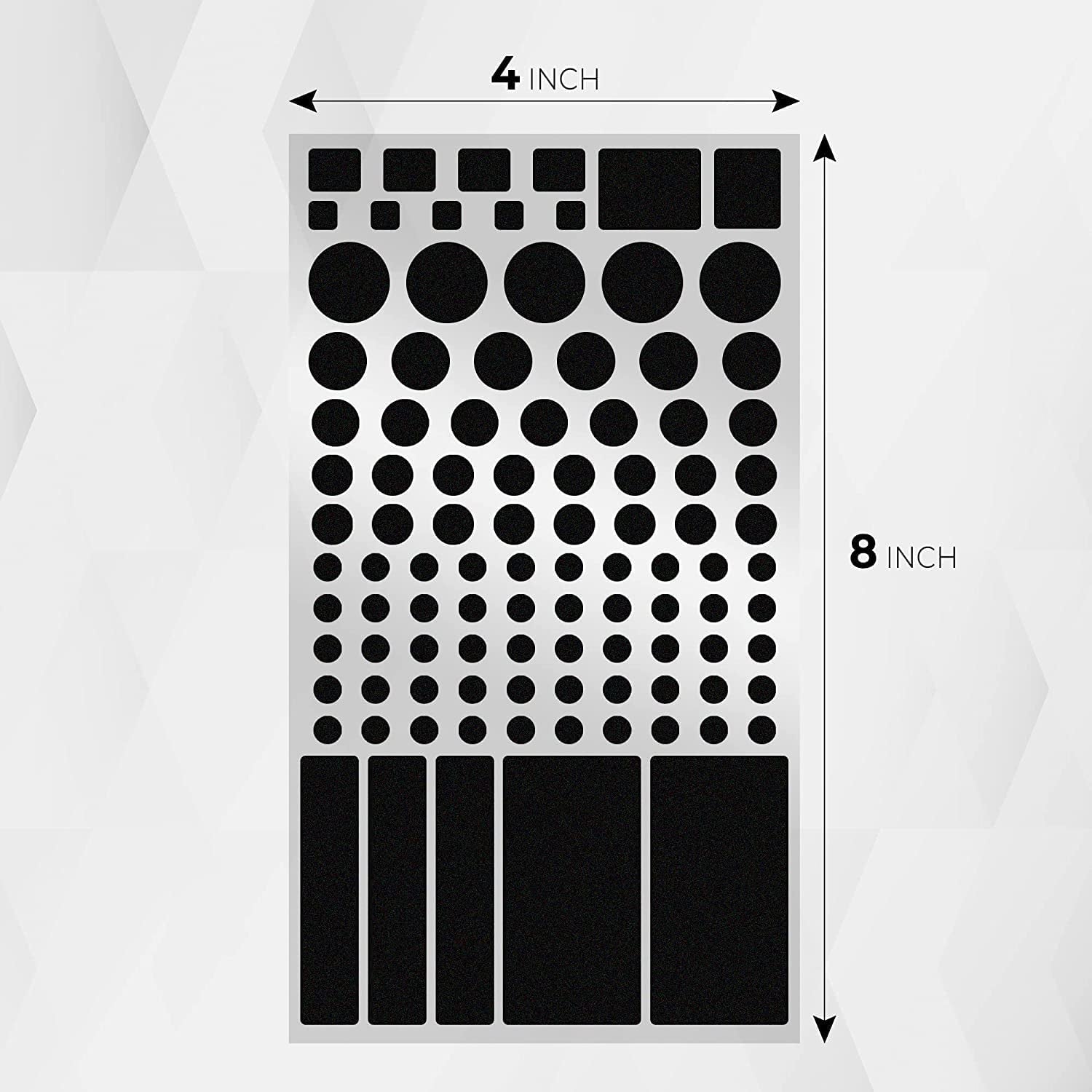 LED Light Blocking Stickers, Light Dimming LED Filters, (4 Sheets) Dimming Sheets for Routers, LED Covers Blackout, Dimming 80% ~ 100% of LED Lights (4Sheets = 2 Cut Out + 2 Uncut)