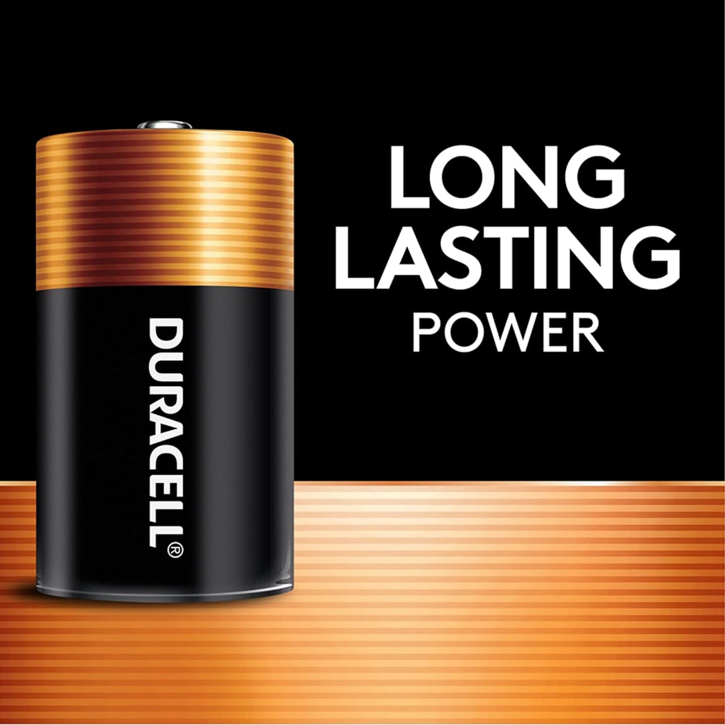 Coppertop D Batteries, 8 Count Pack, D Battery with Long-Lasting Power, All-Purpose Alkaline D Battery for Household and Office Devices