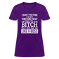 I'm a B*TCH and I Own that SH*T Girls Shirt - purple