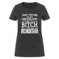 I'm a B*TCH and I Own that SH*T Girls Shirt - heather black
