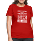 I'm a B*TCH and I Own that SH*T Girls Shirt - red