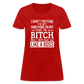 I'm a B*TCH and I Own that SH*T Girls Shirt - red