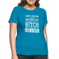 I'm a B*TCH and I Own that SH*T Girls Shirt - turquoise