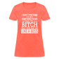 I'm a B*TCH and I Own that SH*T Girls Shirt - heather coral