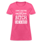 I'm a B*TCH and I Own that SH*T Girls Shirt - heather pink